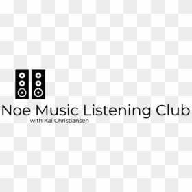 Noe Music Listening Club Logo Black, HD Png Download - listening to music png
