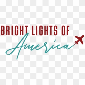 Bright Lights Of America - 飞机 场 标志, HD Png Download - bright lights png
