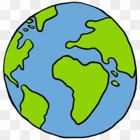 Clip Art Mundo Terra Dos Animados - Transparent Background Cartoon Globe, HD Png Download - globo terraqueo png