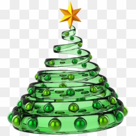 Modern Green Christmas Tree, HD Png Download - abstract christmas tree png