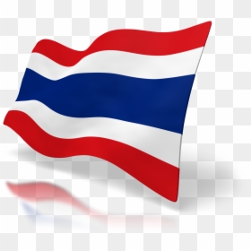 Flag Of Thailand Animation - Thailand Flag Transparent Background, HD Png Download - thai png