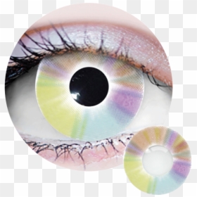 Primal Costume Contact Lenses Yellow, HD Png Download - unicorn eyes png