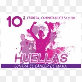 Carrera De Huellas 2017, HD Png Download - lucha contra el cancer de mama png