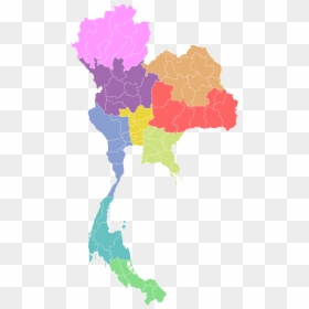 Thai Png -map Thai Png - Thailand Map Vector Free, Transparent Png - thai png