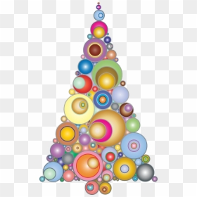 Transparent Xmas Ornaments Png - Christmas Tree Png Transparent Abstract, Png Download - xmas ornaments png