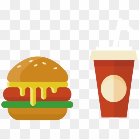 Hamburger Fast Value Burger Package Transprent Png - Fast Food Illustration Png, Transparent Png - hamburguer png