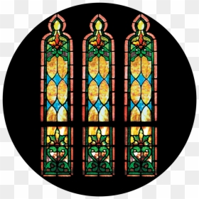 Stained Glass Windows Morning - Gobos Stain Glass Window, HD Png Download - stained glass window png