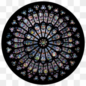 Apollo Cathedral Glass - Notre Dame Cathedral, HD Png Download - stained glass window png