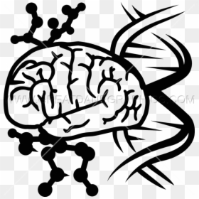 Brain Cells Clipart Dna Production Ready Artwork For - Brain And Dna Png, Transparent Png - dna clipart png