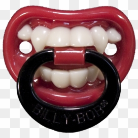 Baby Pacifier Vampire, HD Png Download - vampire mouth png