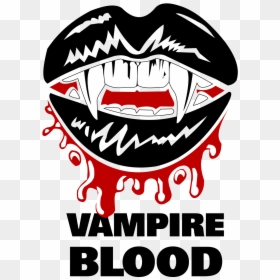 Vampire Blood Logo, HD Png Download - vampire mouth png