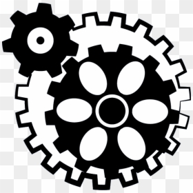 Persona Empujando Engrane , Png Download - Gear Cog Outline Vector, Transparent Png - engrane png