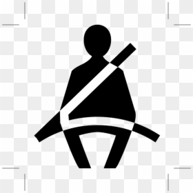 Collection Of Free Fastened Clipart Vector - Seat Belt Symbol, HD Png Download - baseball bat vector png
