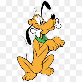 Pluto With Bone Disney, HD Png Download - cartoon dog bone png