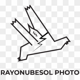 Rayonubesolphoto - Line Art, HD Png Download - rayos de sol png