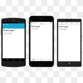 Transparent Phone Template Png - Android Mobile Templates Png, Png Download - phone template png