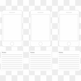002 Iphone Apps Design Templates 532399e6151a 1 Template - Iphone App Design Template, HD Png Download - phone template png