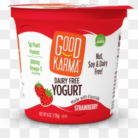 Good Karma Yogurt Strawberry, HD Png Download - strawberry plant png