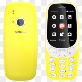 Nokia 3310 Dual Sim Yellow - Nokia 3310 User Interface, HD Png Download - nokia 3310 png