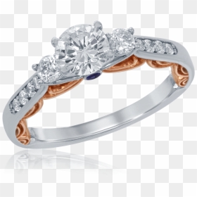Cinderella Bridal Ring With Dress Silhouette Howard"s - Anéis Inspirados Nas Princesas Da Disney, HD Png Download - diamond silhouette png