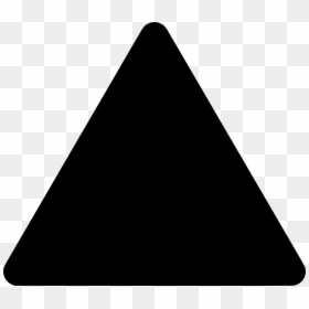 Black Triangle Transparent Background, HD Png Download - falling rocks png