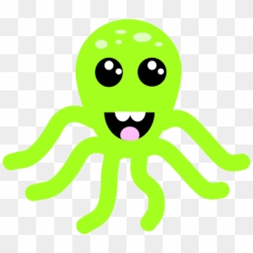 Emoticon,octopus,animal Figure - Octopus Smiley, HD Png Download - octopus cartoon png