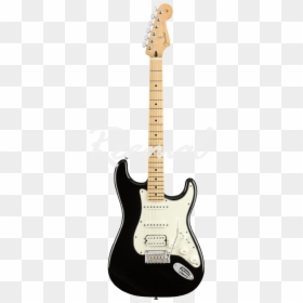 Fender Player Stratocaster Hss Pf Black, HD Png Download - mexican guitar png