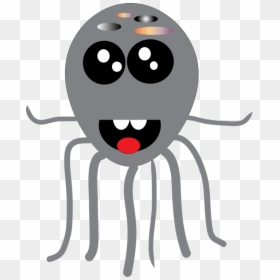Emoticon,head,octopus, HD Png Download - octopus cartoon png