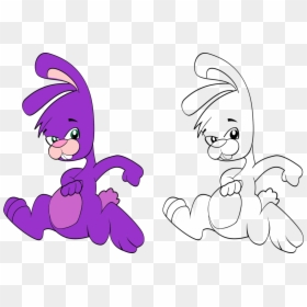Emotion,art,violet, HD Png Download - bunny head png