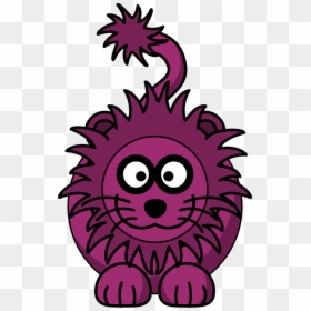Vector Clip Art - Cartoon Clip Art Lion, HD Png Download - lion head silhouette png