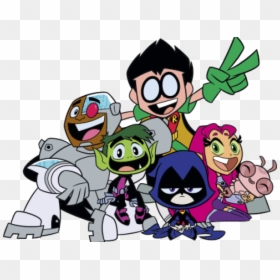 Stan Lee Jovenes Titanes , Transparent Cartoons - Teen Titans Go Png, Png Download - jovenes png