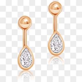 Earrings, HD Png Download - diamond stud png