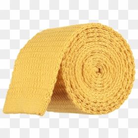Menswear Accessories Knitted Tie Bright Gold - Wool, HD Png Download - tied rope png