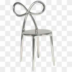 Transparent Metal Chair Png - Qeeboo Ribbon Chair Metal, Png Download - gold metal png