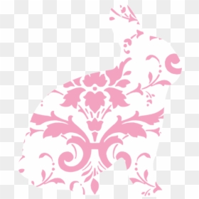 Transparent Damask Clipart - Floral Pattern Png Pink, Png Download - damask pattern png