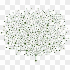 Vector Of Points And Lines Of Trees Abstract Graphics - Green Vector Tree Graphics, HD Png Download - abstract graphics png