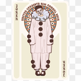 Pierrot Joker, HD Png Download - joker cards png