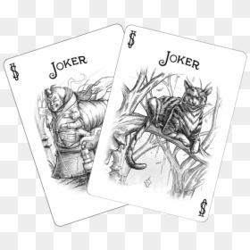 Bicycle The White Rabbit Playing Cards, HD Png Download - joker cards png