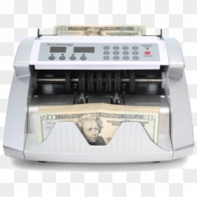 Accubanker Ab1050 Basic Bill Counter With Uv Counterfeit - Accubanker Silver 1050, HD Png Download - money counter png