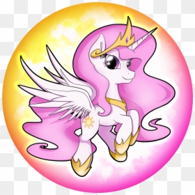 Princess Celestia Pony Pink Fictional Character Mythical - Princess Celestia, HD Png Download - magic orb png