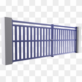 Carcassona Swinging Gate3d View"  Class="mw 100 Mh - Gate, HD Png Download - iron gate png