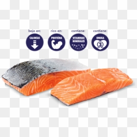 Porcion Salmon De 130 Gramos, HD Png Download - pescado png