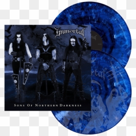Immortal Sons Of Northern Darkness Vinyl, HD Png Download - blue swirls png