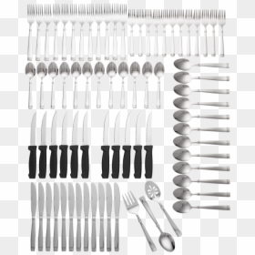 75pc Stainless Steel Flatware Set, Palisades"  Title="75pc - Marking Tools, HD Png Download - stainless steel png