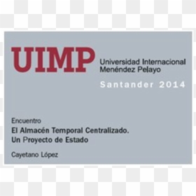 Menéndez Pelayo International University, HD Png Download - almacen png