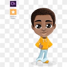 Transparent African American Children Clipart - African American Boy Clipart, HD Png Download - african american model png