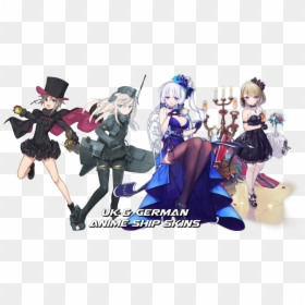 Kuh3q0t - Azur Lane Belfast Skins, HD Png Download - angry anime png