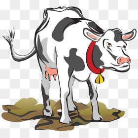 รูปภาพ วัว ควาย การ์ตูน, HD Png Download - dairy cow png