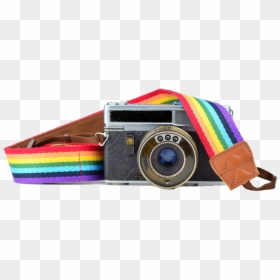 Rainbow Funky Camera Strap - Mirrorless Interchangeable-lens Camera, HD Png Download - camera strap png