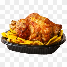 Pollo Asado Con Patatas - Roasted Chicken & Fries, HD Png Download - pollo asado png